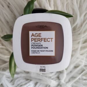L'Oreal Age Perfect Creamy Powder Foundation Bundle Espresso 375